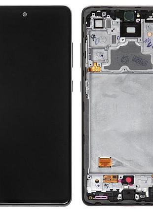 Дисплей samsung a725 galaxy a72, a726 galaxy a72 5g із сенсором, чорний, оригінал