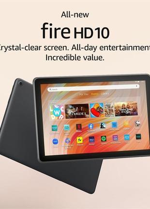 Amazon fire hd 10 (13th gen, 2023) 32gb планшет на 10.1" дюймов