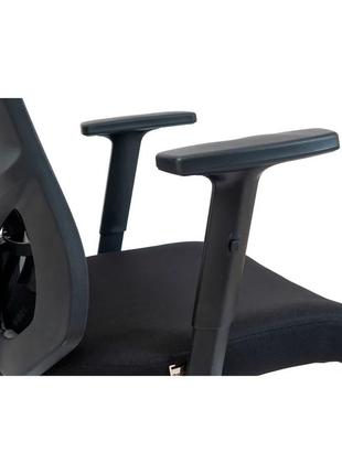 Кресло роджер хром сетка черная10 фото