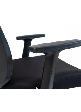 Кресло роджер хром сетка черная9 фото