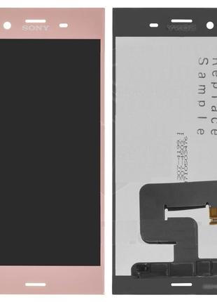 Дисплей для sony g8341 xperia xz1, g8342 xperia xz1 dual с сенсором розовый