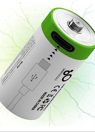 Аккумулятор cr123a (16340) 700mah 3,7v с разъемом type-c