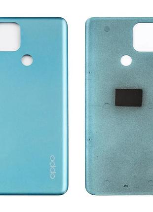 Задняя крышка oppo a15, a15s, a35, синяя