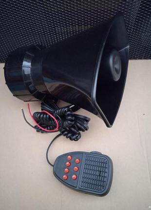 Стробоскоп мигалка + сгу кракалка з мікрофоном комплект спец сигнал проблискові м'ячки специсигнали для авто7 фото