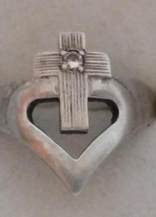 Жіночий срібний перстень-оберіг2 фото