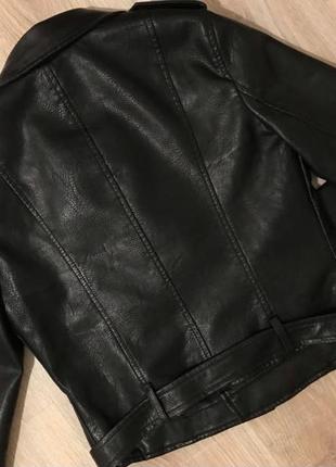 Шкіряна куртка, косуха aftf basic5 фото