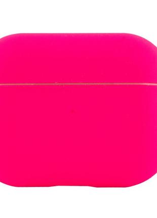 Силиконовый футляр с микрофиброй для наушников airpods pro розовый / футляр для аирподс про2 фото