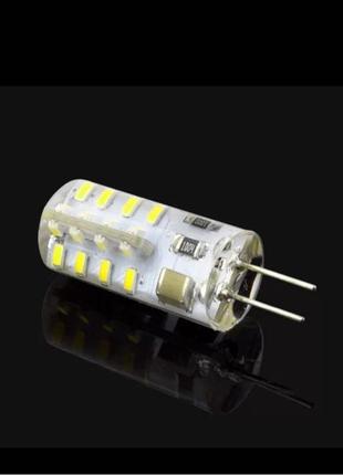 Світлодіодна лампа 220v -g4 -5 w. світло холодний білий2 фото