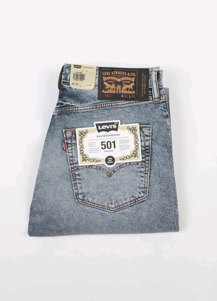 Нові джинси levi's 501(w34, l32)2 фото