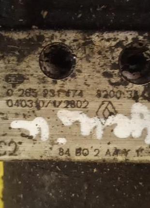 Блок управления abs 02655231474 renault scenic 1.9