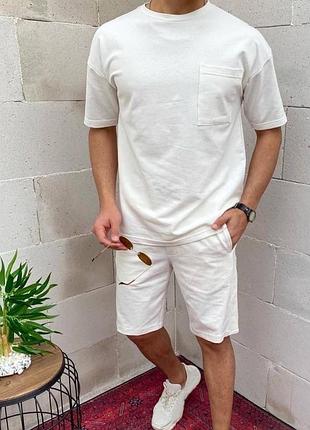 Чоловічий костюм! футболка + шорти!
