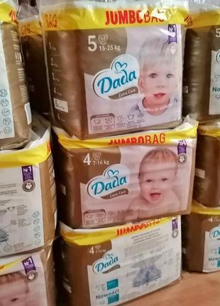 Підгузки dada extra care, памперси дада