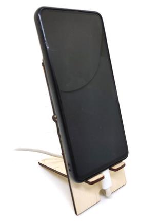 Підставка тримач для телефону гаррі поттер "хаффлпафф" 8х17.5 см на стіл4 фото