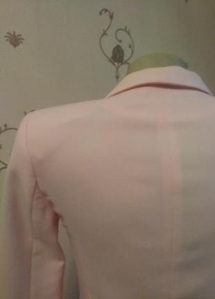 Костюм розово-персиковый шорты и пиджак6 фото