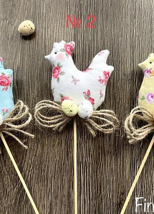 Пасхальные топперы курочки в стиле тильда, пасхальные курочки