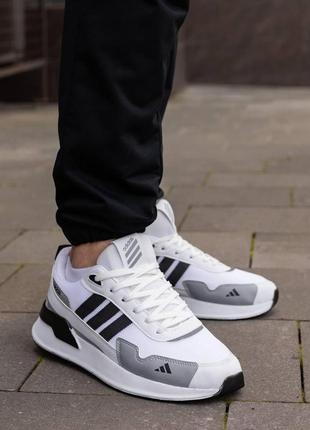 Кросівки adidas running white8 фото