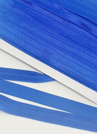 Эластичная резинка 1,5 см, цвет-синий, метр