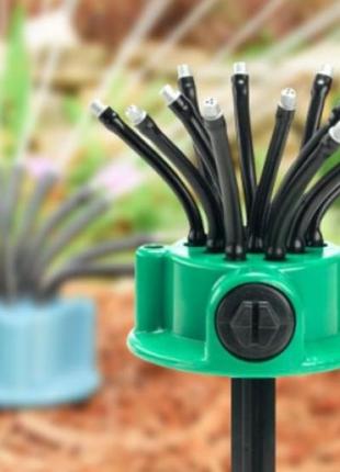 Розумна система поливання multifunctional sprinkler розпилювач дощівник для поливання газону на 360 градусів3 фото
