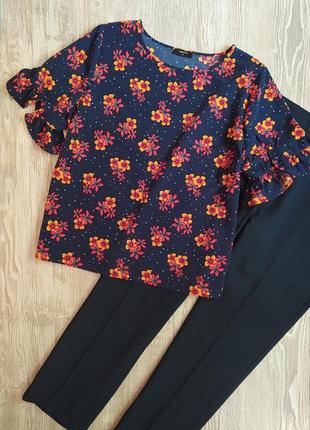 Блузка в цветы papaya размер 20