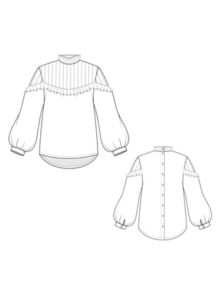 Електронна викрійка блузка 0516