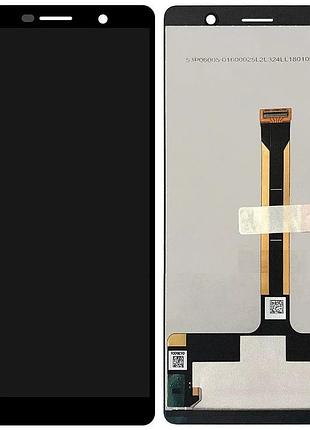 Дисплей для nokia 7 plus (ta-1046, ta-1055) с сенсором черный