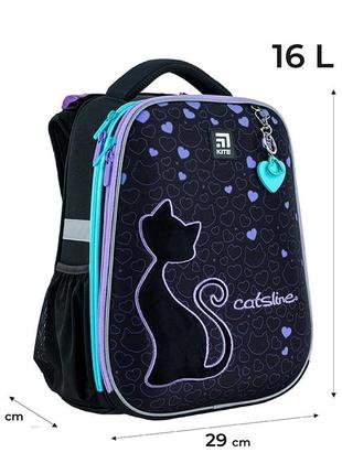 Рюкзак шкільний каркасний kite education catsline k24-531m-13 фото