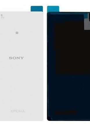 Задняя крышка sony d6633, d6603, d6643, d6653 xperia z3, z3 dual (с адгезивной плёнкой) белая