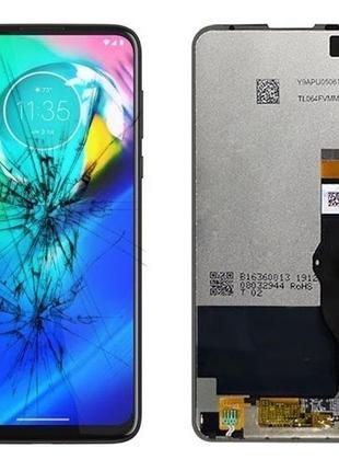 Дисплей для motorola moto g8 power (xt2041) с сенсором, черный