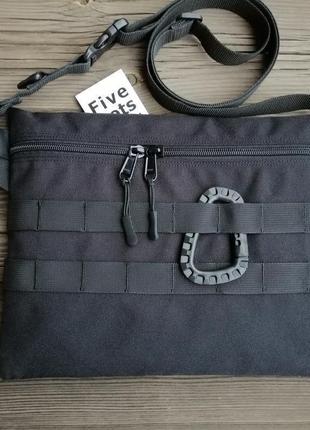 Сумка через плече citybag 1.4 molle fivedotsgear кордура1 фото