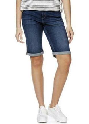 Женские джинсовые шорты бермуды f&f.3 фото