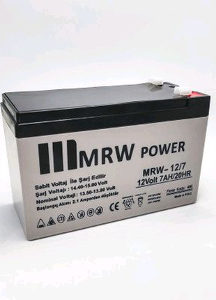 Акумулятор mrw power (12в/ 7ач) рік випуску 2022 рік