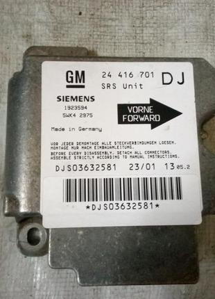 Блок управления подушками безопасности 24416701 opel