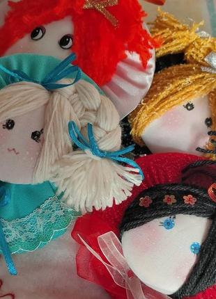 Куколка на подвеске, на елочку или декора интерьера