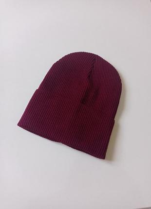 Шапка жіноча в рубчик