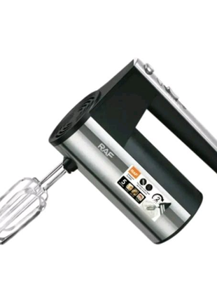 Ручний міксер raf r-6629 кухонний 5 швидкостей 800вт