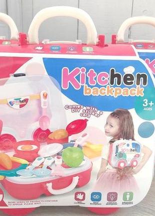 Набір дитяча кухня для дітей набір посуду2 фото
