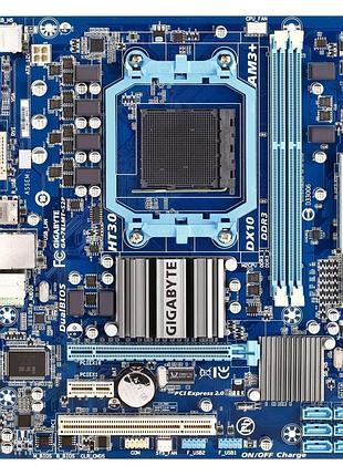 Плата amd am3+ /sam3 на ddr3 ! gigabyte ga-78lmt-s2p rev 5.0 розуміє 2-6 ядерні процесори + fx серію !