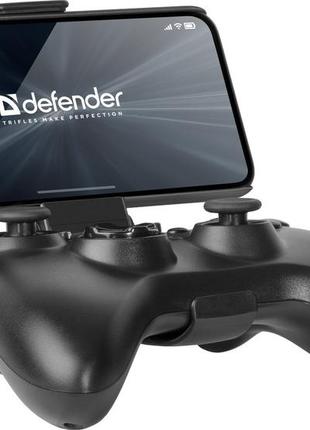 Бездротовий акумуляторний геймпад defender x7 з холдером pc ps3 android + вібро (17 кнопок)3 фото