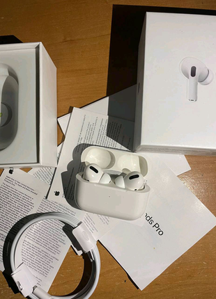 Навушники airpods pro c шумозаглушенням і прозорістю!5 фото