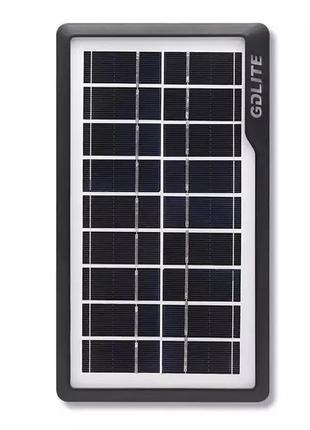 Сонячна зарядна панель solar panel gdlite gd-035wp 7v 3,5w