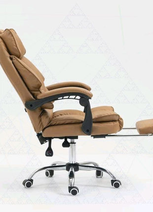 Крісло керівника з підставкою для ніг, офісне крісло virgo5 фото