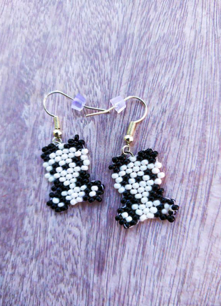 Сережки з бісеру