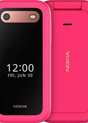 Телефон nokia 2660 flip 4g dual sim pop pink (код товару: 33841)