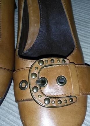 Eye,испания - кожаные туфли размер 37 (24 см)6 фото