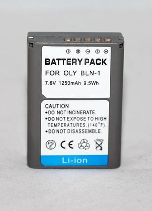 Акумулятор bln-1 - аналог для фотоапаратів olympus om-d e-m5, om-d e-m1, pen e-p5, e-m1, e-m5, e-p5 - 1250ma