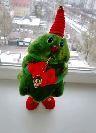 Новорічна іграшка музична ялинка