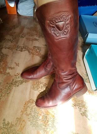 Сапоги кожа весна осень