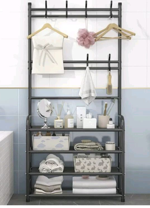 Универсальная вешалка для одежды new simple floor clothes rack si2 фото