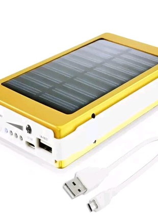 Power bank 30000mah акумулятор для телефону заряджання від сонця