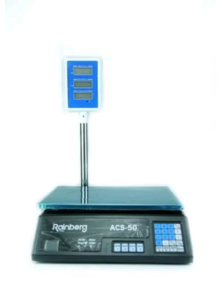 Весы торговые rainberg rb-304 50 кг